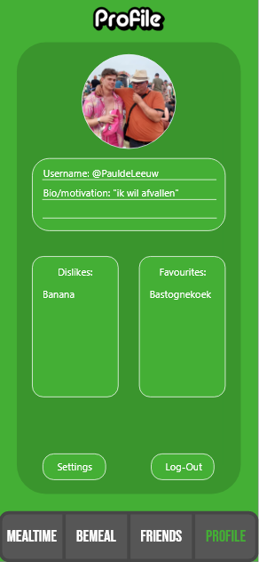MealTime profile